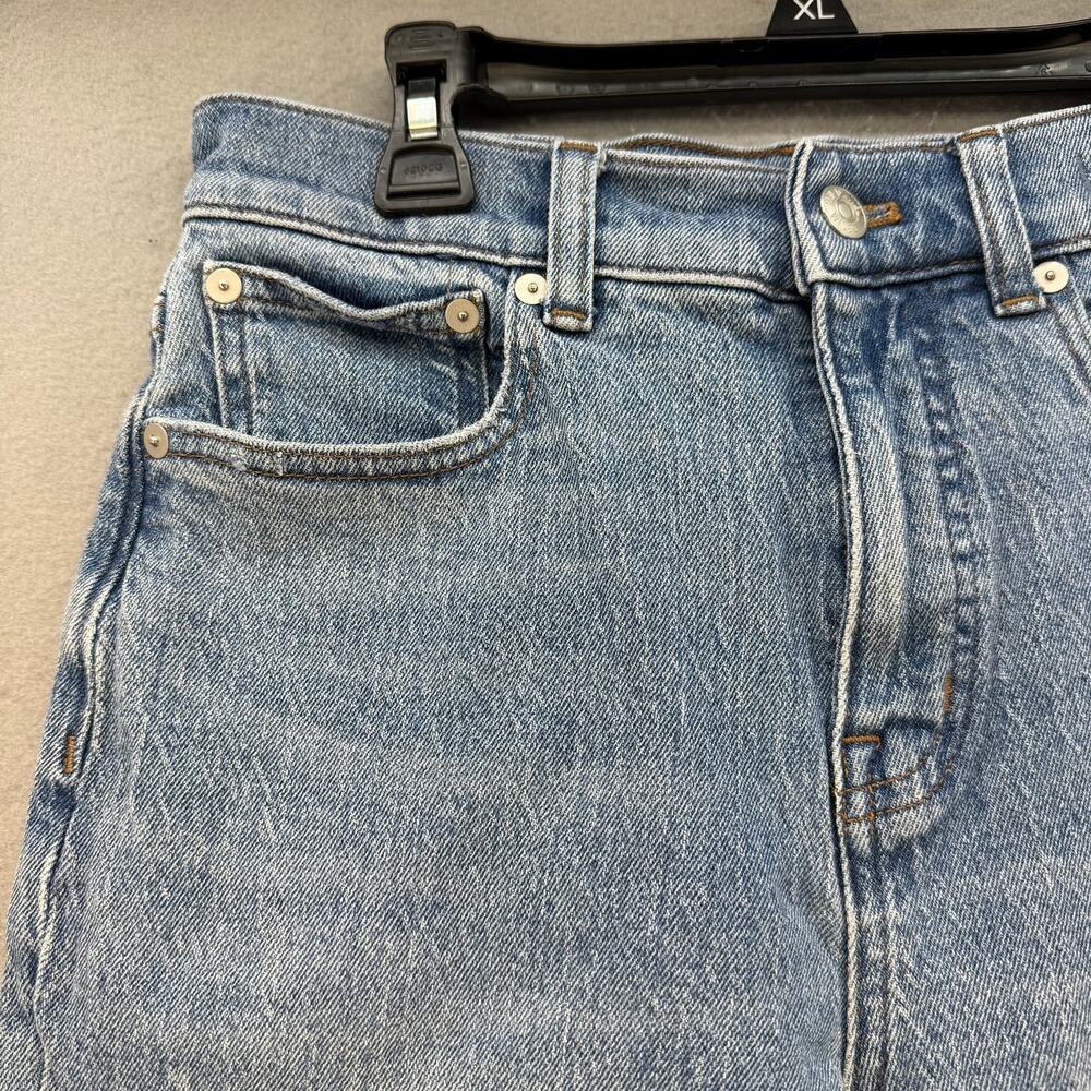Madewell Jeans Women's 25 (2) Light Blue '90s Straight Preppy Casual EUC - Picture 4 of 15
